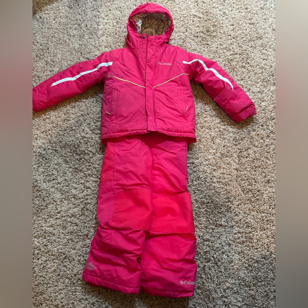 Columbia girls ski suit